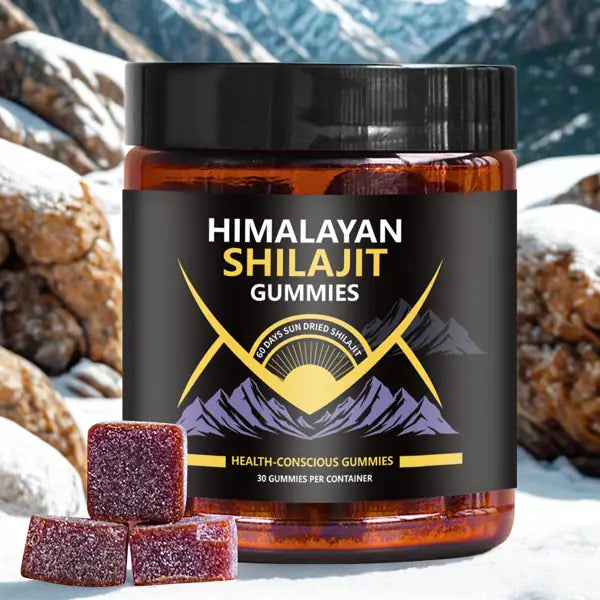 WISHCA Himalayan Shilajit 30 Gummies: Your All-in-One Natural Energy & Wellness Booster