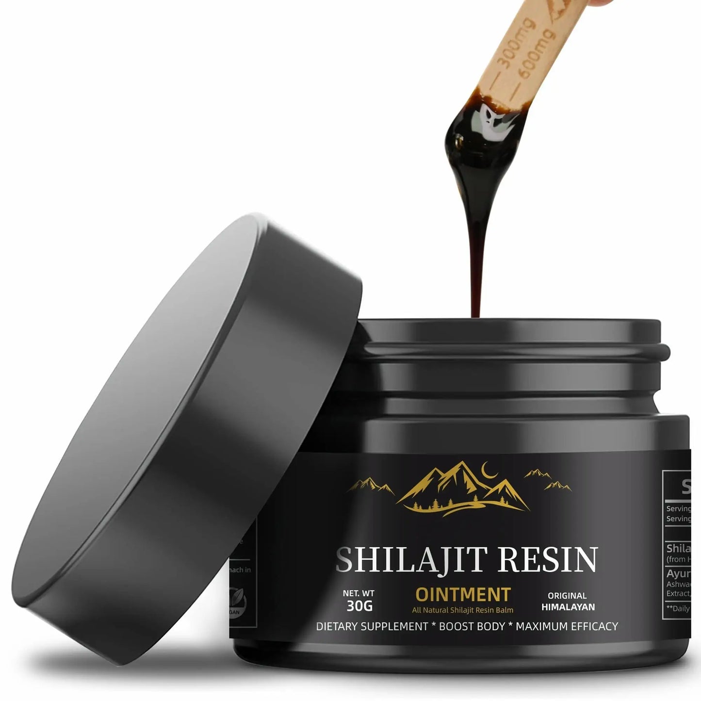 WISHCA Shilajit Resin: A Pure Gift from the Himalayas, Empowering Your Body and Mind(30g-50g)