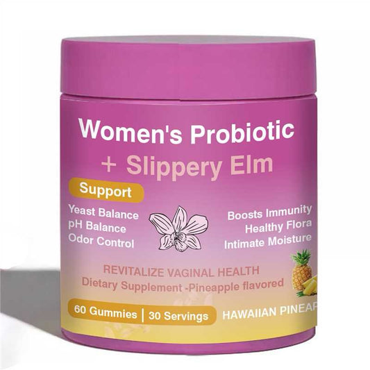 WISHCA Women's Probiotic + Slippery Elm: Your Complete Solution for Feminine Wellness