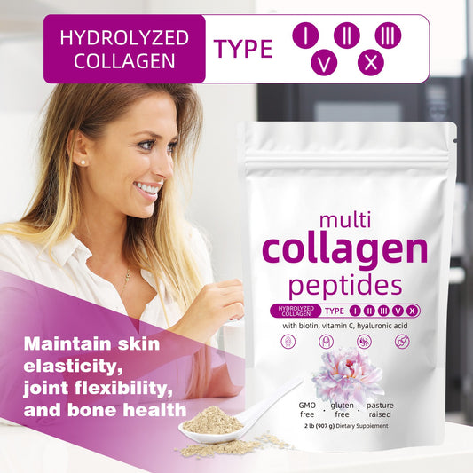 WISHCA Multi Collagen Peptides: Elevate Your Wellness with the Power of Hydrolyzed Collagen