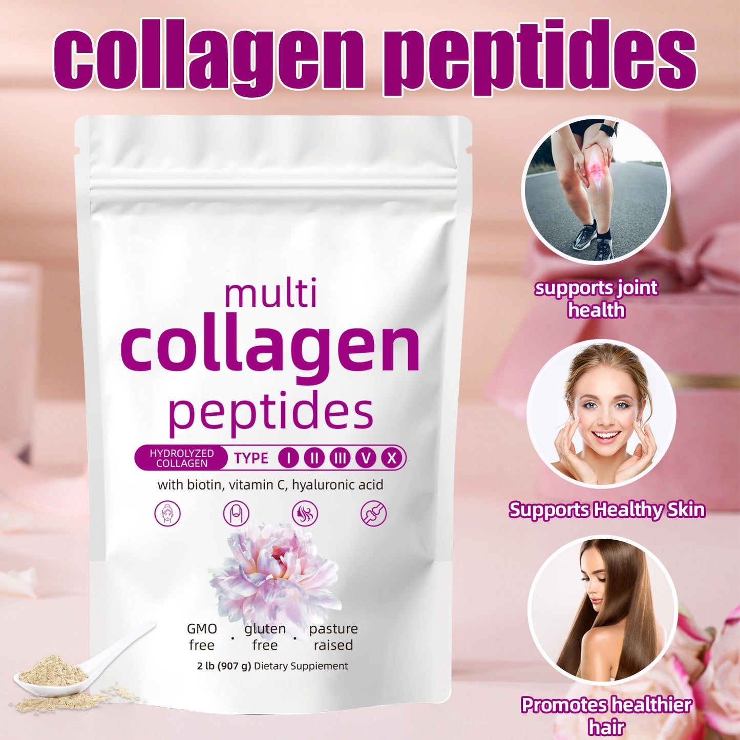 WISHCA Multi Collagen Peptides: Elevate Your Wellness with the Power of Hydrolyzed Collagen